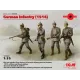 Збірна модель 1:35 фігур Німецька піхота (1914 р.) ICM35679
