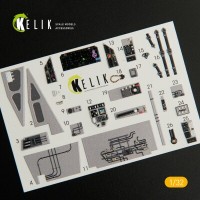 F-35C 3D декаль інтер'єр для комплекту Trumpeter 1:32 КЕЛИК K32009