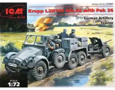 ICM72461  Krupp L2H143 Kfz.69 — німецький трактор з гарматою PaK-36