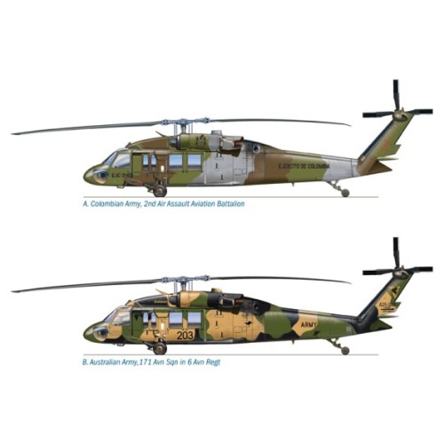 Збірна модель 1:72 Вертоліт UH - 60 Black Hawk "Night Raid" Italeri 1328