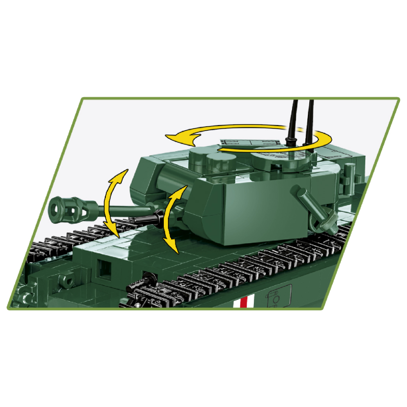 Конструктор COBI Друга Світова Війна Танк Mk IV Черчилль (A22), 315 деталей