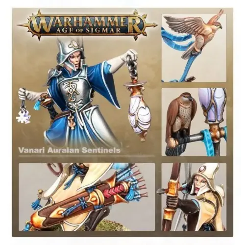 Набор миниатюр AGE OF SIGMAR: LUMINETH REALM-LORDS - VANARI AURALAN SENTINELS