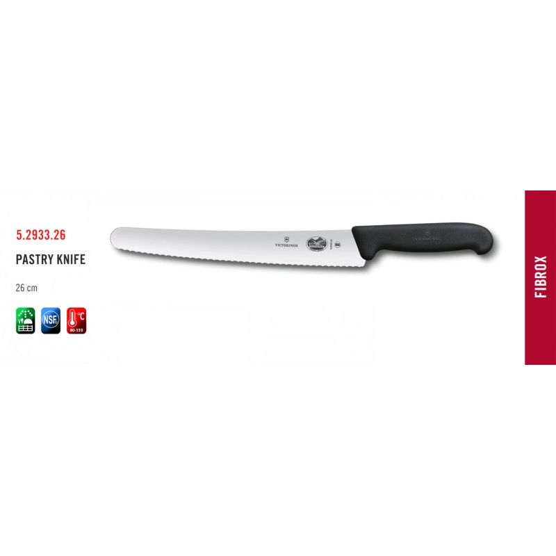 Нож кондитерский/хлебный Victorinox FIBROX Pastry 5.2933.26