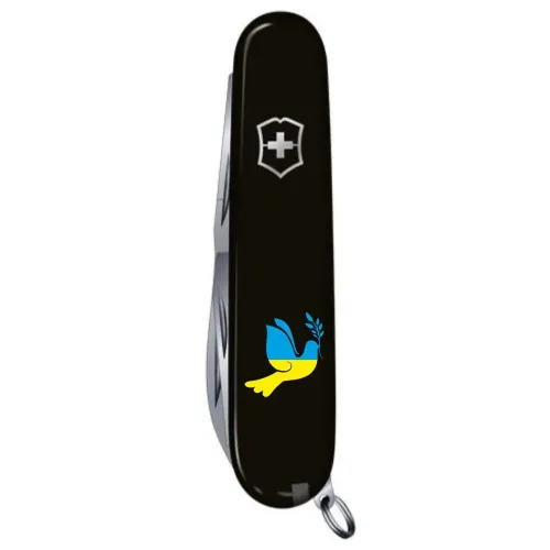 Складаний ніж Victorinox CLIMBER UKRAINE Голуб миру синьо-жовт. 1.3703.3_T1036u