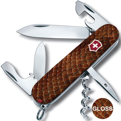 Складаний ніж Victorinox SPARTAN DESIGN Принт Шкіра кобри 1.3603.R2210pk