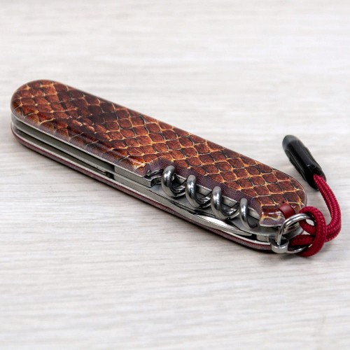 Складаний ніж Victorinox SPARTAN DESIGN Принт Шкіра кобри 1.3603.R2210pk
