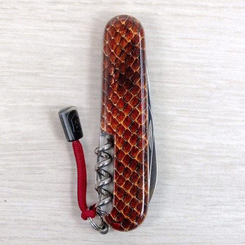 Складаний ніж Victorinox SPARTAN DESIGN Принт Шкіра кобри 1.3603.R2210pk