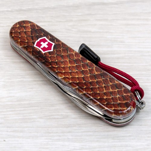 Складаний ніж Victorinox SPARTAN DESIGN Принт Шкіра кобри 1.3603.R2210pk