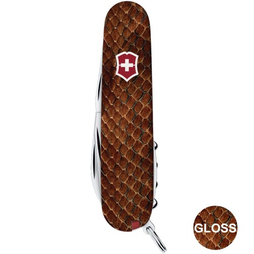 Складаний ніж Victorinox SPARTAN DESIGN Принт Шкіра кобри 1.3603.R2210pk