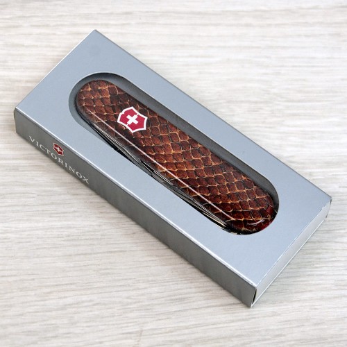 Складаний ніж Victorinox SPARTAN DESIGN Принт Шкіра кобри 1.3603.R2210pk