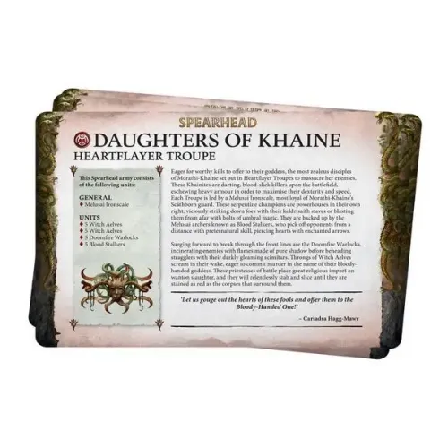 Карти AGE OF SIGMAR: FACTION PACK - DAUGHTERS OF KHAINE (ENG)