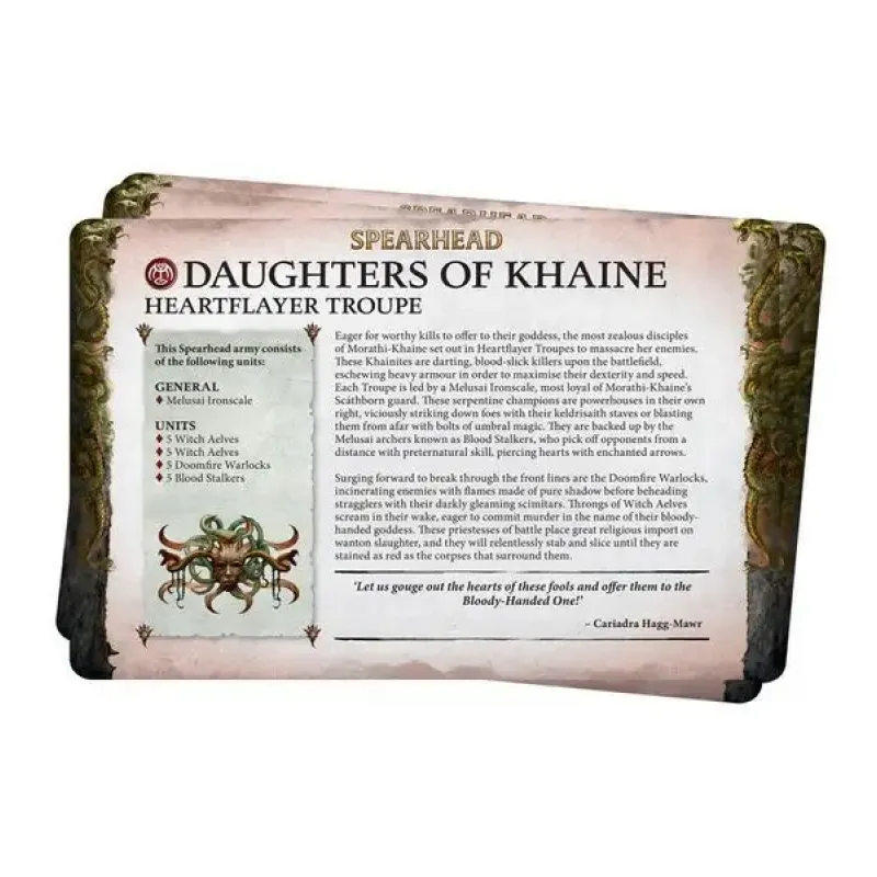 Карти AGE OF SIGMAR: FACTION PACK - DAUGHTERS OF KHAINE (ENG)