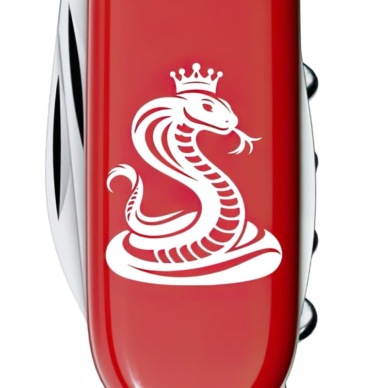 Швейцарский складной нож 91мм Victorinox SPARTAN ZODIAC Кобра с короной 1.3603.Z4330u