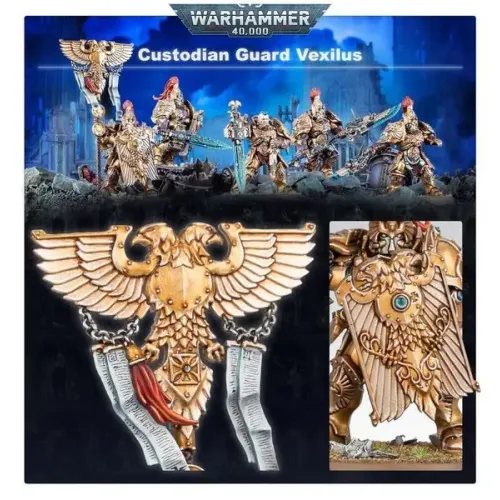 Набір мініатюр WARHAMMER 40000/THE HORUS HERESY: ADEPTUS CUSTODES - CUSTODIAN GUARD