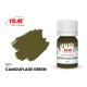 Акриловая краска Camouflage Green : Камуфляжный зелёный ICM1071