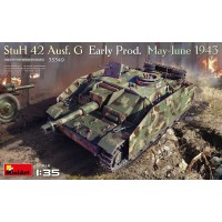 Збірна модель 1:35 Німецька САУ StuH 42 Ausf. G раннє виробництво травень-червень 1943 Miniart 35349