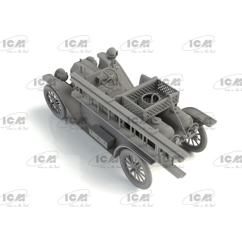 Збірна модель Model T 1914 р. з американськими пожежниками