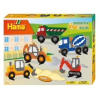 Термомозаїка HAMA Великий набір Будівельні машини