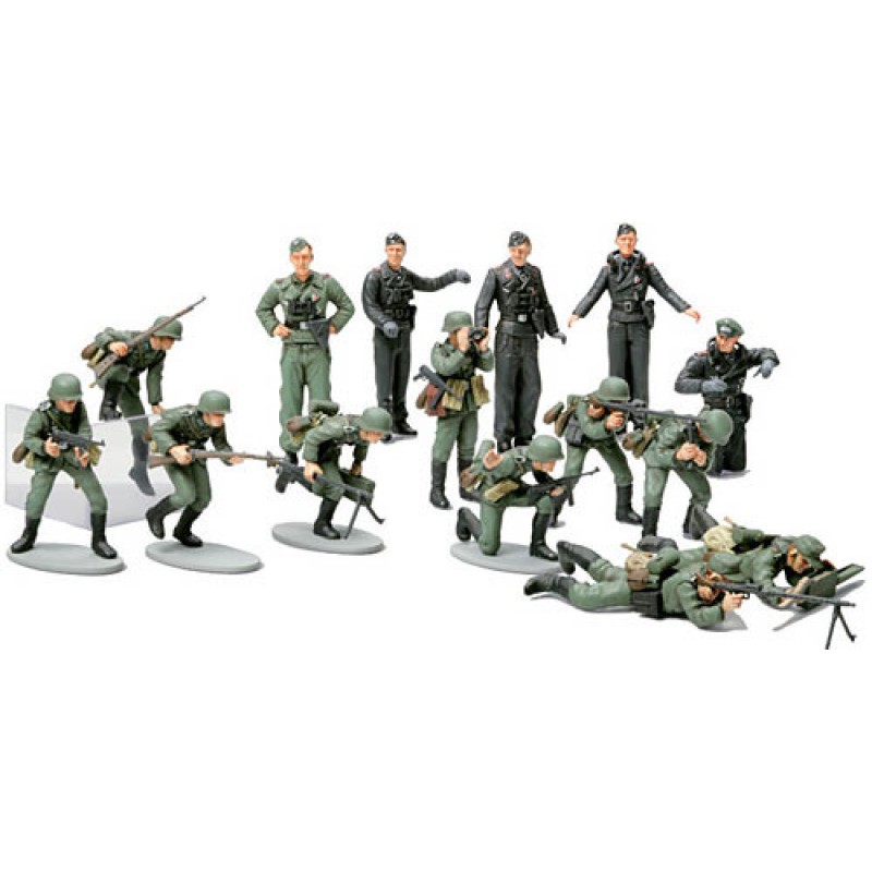 Збірна модель німецька піхота 2 СВ 1:48 WWII German Infantry Set 32512