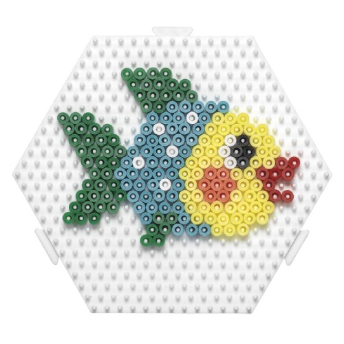 Додаткові матеріали Термомозаїка HAMA Поле для MIDI 5+ середній шестикутник, 469 кілочків