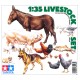 Збірна модель Tamiya – фігури тварин 1:35 Livestock 35128