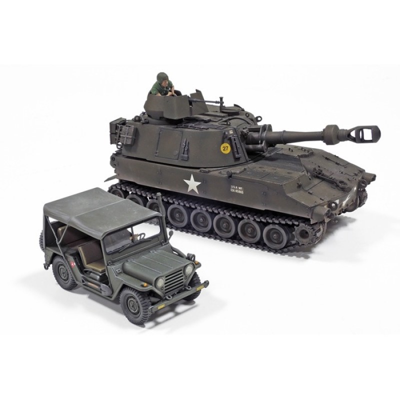 Збірна модель Tamiya – військовий автомобіль 1:35 M151A1 Vietnam 35334
