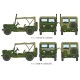 Збірна модель Tamiya – військовий автомобіль 1:35 M151A1 Vietnam 35334