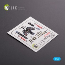 F-5E Tiger II Early series 3D декаль інтер'єр для комплекту Dream Model 1:72 КЕЛИК K72002