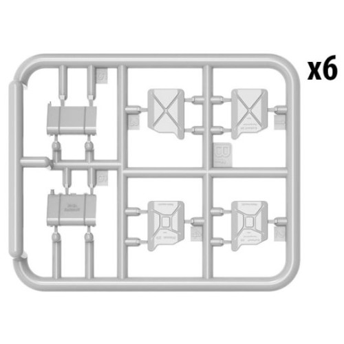 Сборная модель 1:35 Набор немецкие канистры времен второй мировой войны Миниарт 35588