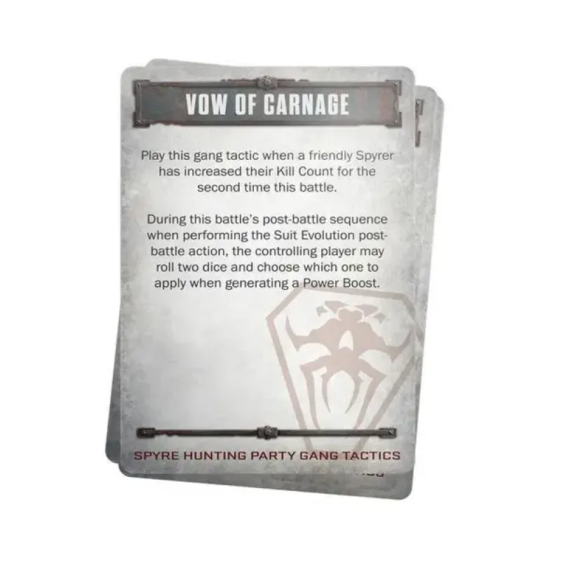 Карты WARHAMMER 40000: NECROMUNDA - SPYRE HUNTING PARTY GANG CARDS