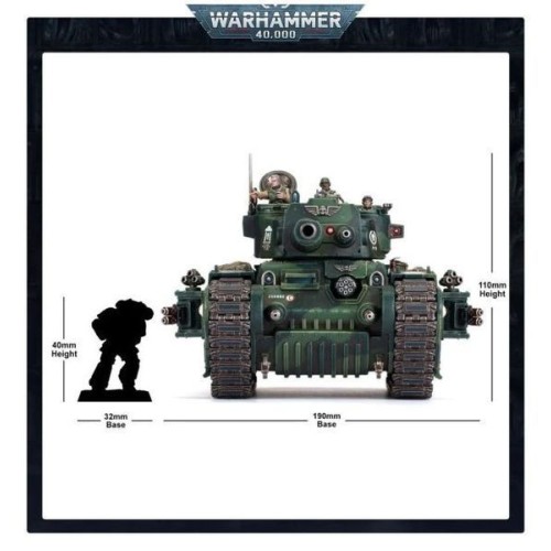 Мініатюра WARHAMMER 40000: ASTRA MILITARUM - ROGAL DORN BATTLE TANK
