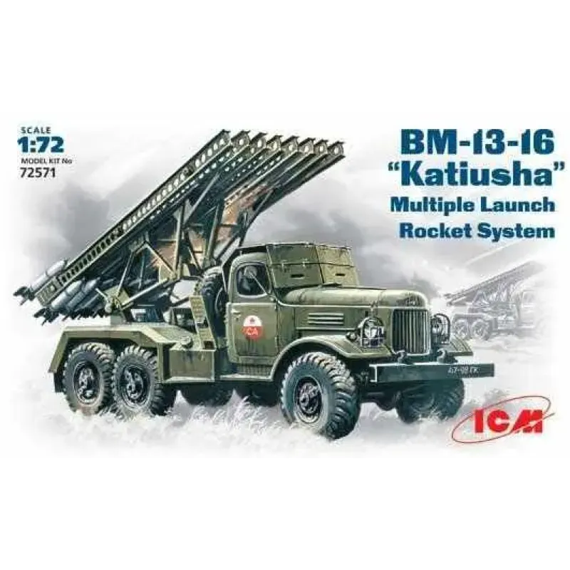 ICM72571 BM-13-16 Soviet rocket volley system
