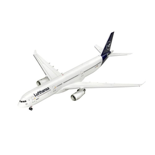 Збірна модель літака Збірна модель-копія Revell Літак Airbus A330-300 Lufthansa рівень 4 масштаб 1:144 1:144