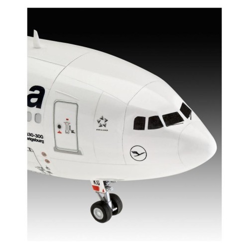 Збірна модель літака Збірна модель-копія Revell Літак Airbus A330-300 Lufthansa рівень 4 масштаб 1:144 1:144
