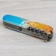Швейцарский складной нож 91мм Victorinox CLIMBER UKRAINE 1.3703.7.T3230pw