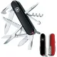 Складаний ніж Victorinox HUNTSMAN UKRAINE чорно-червоний 1.3713.3.1