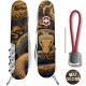 Складаний ніж Victorinox HUNTSMAN ZODIAC Дерев'яна змія 1.3713.3.Z4280pk