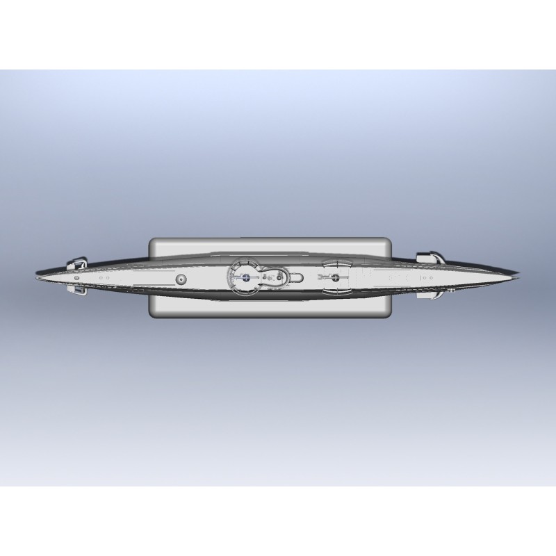 Збірна модель U-Boat типу IIВ, німецький Флот (1943 р.) (S.010)