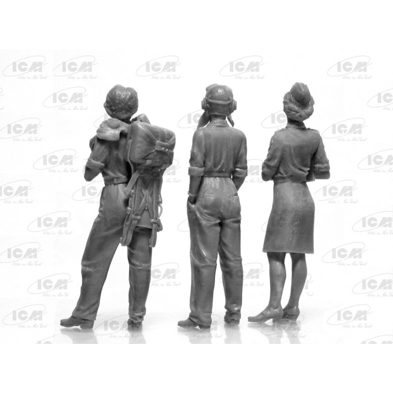 Збірна модель 1:32 Фігури жінки-пілоти на службі ВПС США (1943-1945) ICM 32108