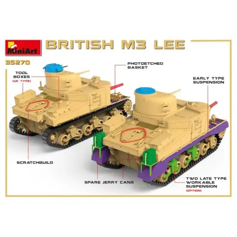 Танк M3 Lee британской армии
