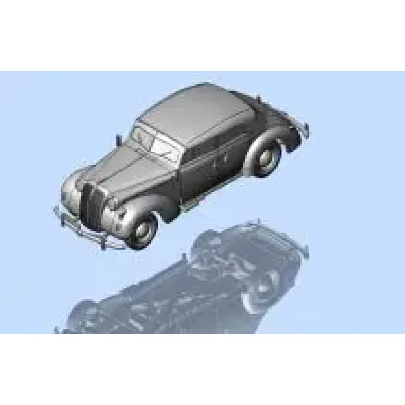 Сборная модель 1:35 Немецкий легковой автомобиль Адмирал Кабриолет с фигурами ICM 35471