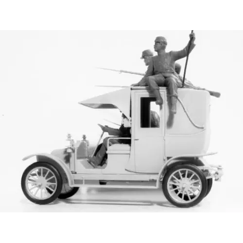 Машина такси с французской пехотой, "Битва Марни" (1914) 1:35