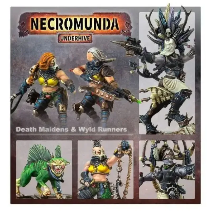 Набор миниатюр WARHAMMER 40000: NECROMUNDA - ESCHER DEATH-MAIDENS AND WYLD RUNNERS