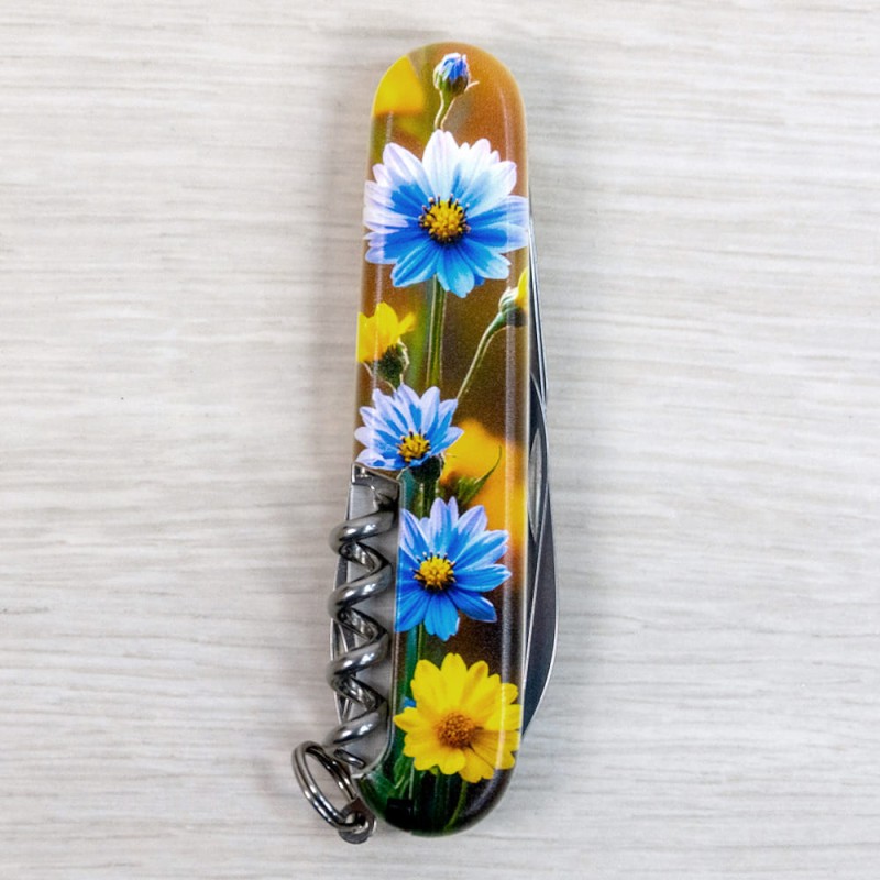 Швейцарский складной нож 91мм Victorinox SPARTAN UKRAINE 1.3603.7.T3170pw