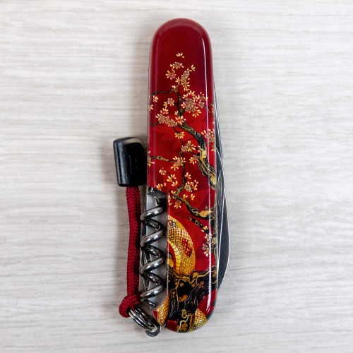 Складаний ніж Victorinox SPARTAN ZODIAC Золота змія 1.3603.Z4200pk