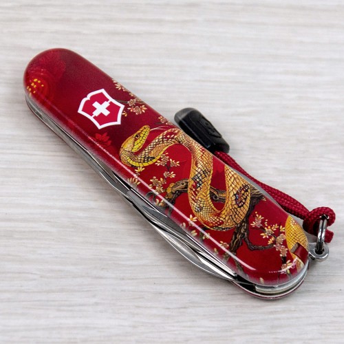 Складаний ніж Victorinox SPARTAN ZODIAC Золота змія 1.3603.Z4200pk