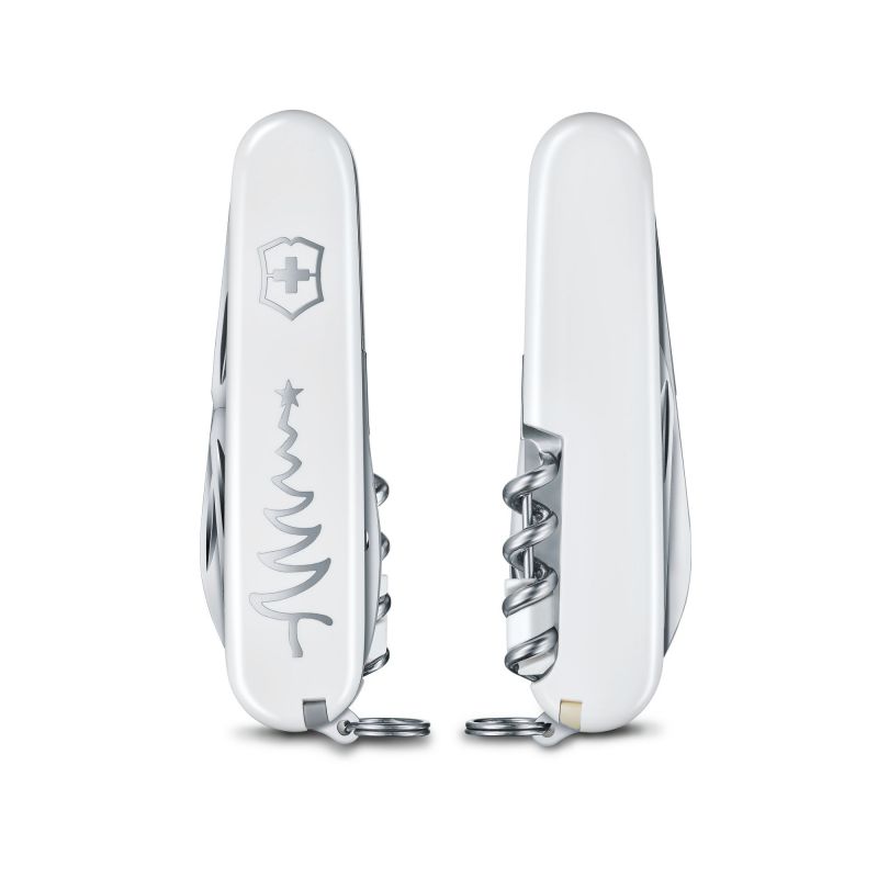 Складаний ніж Victorinox SPORTSMAN White Christmas 0.3804.77