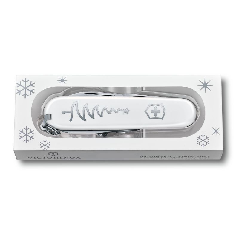Складаний ніж Victorinox SPORTSMAN White Christmas 0.3804.77