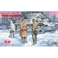 Сборная модель 1:35 Фигуры пехота Красной Армии (1939-1942) ICM 35051