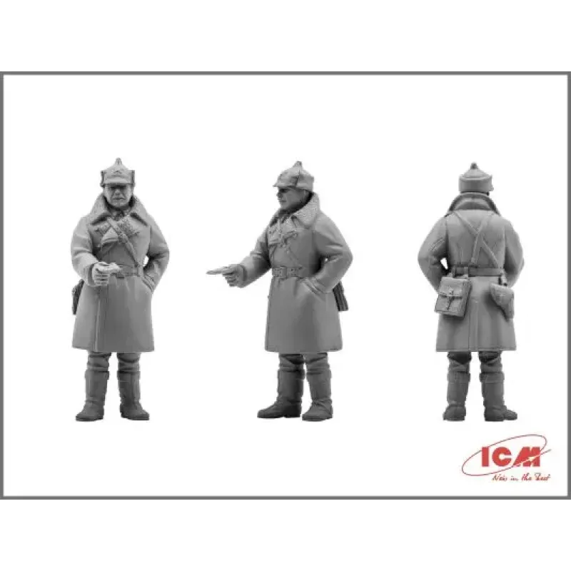 Збірна модель Збірна модель 1:35 Фігури піхота Червоної Армії (1939-1942) ICM 35051